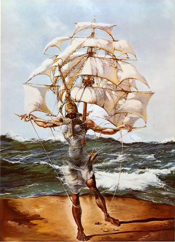 Salvador Dali The Ship